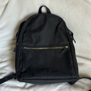 EUC black laptop backpack